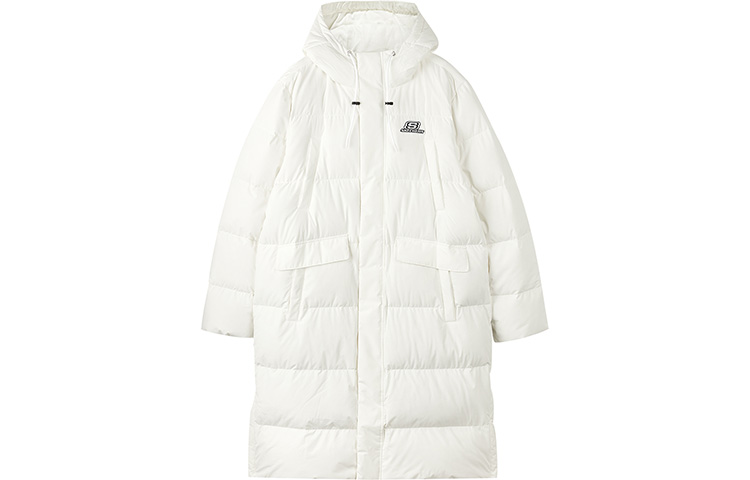 Skechers Colorful Down Jackets Men's Marshmallow White Hooded Moderate Other