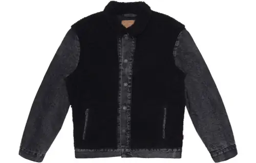 Levis Velvet feel Coat Men's Black