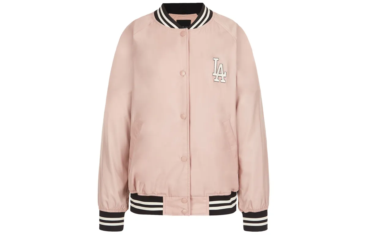MLB Baseball Jacket Unisex Pink