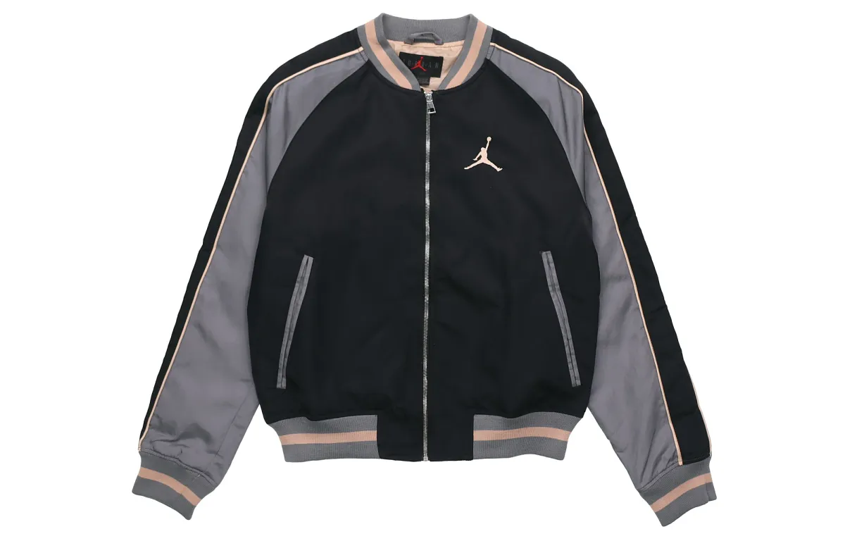 Jordan Rmstred Souvenir Baseball Jackets Men's Crew Neck Moderate Straight Fit