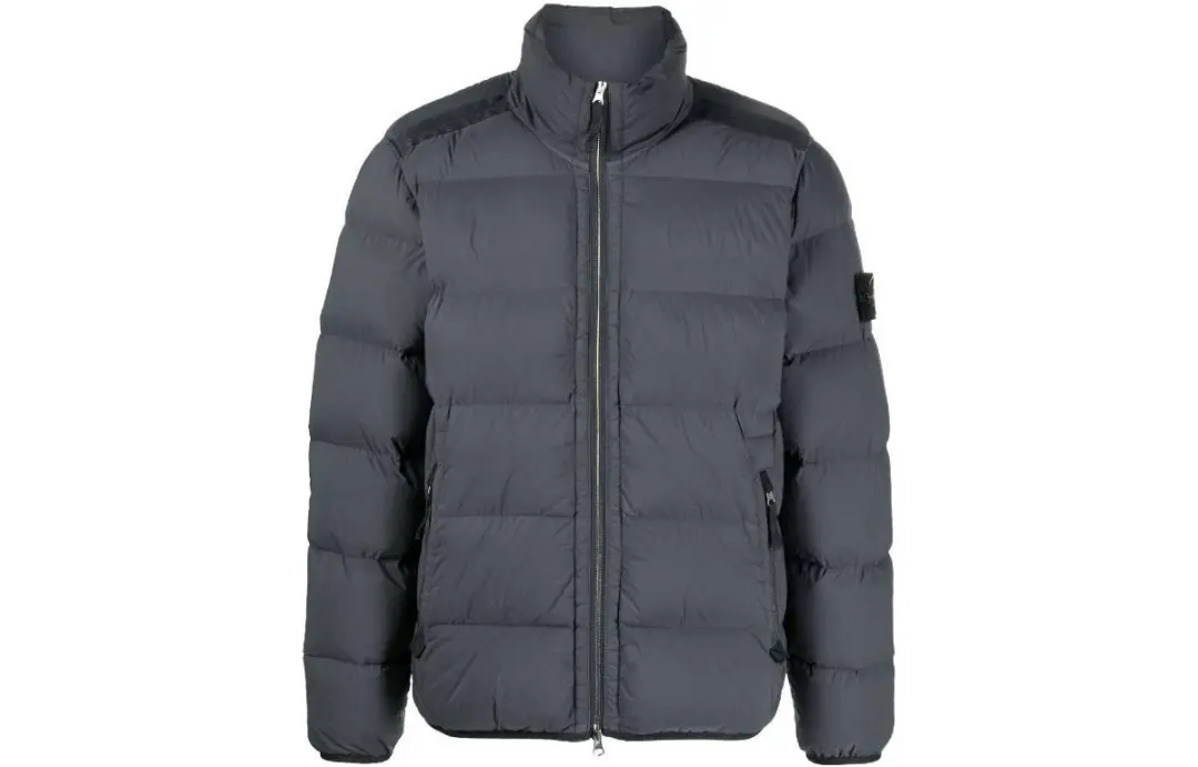 Stone Island Compass-patch padded down jacket