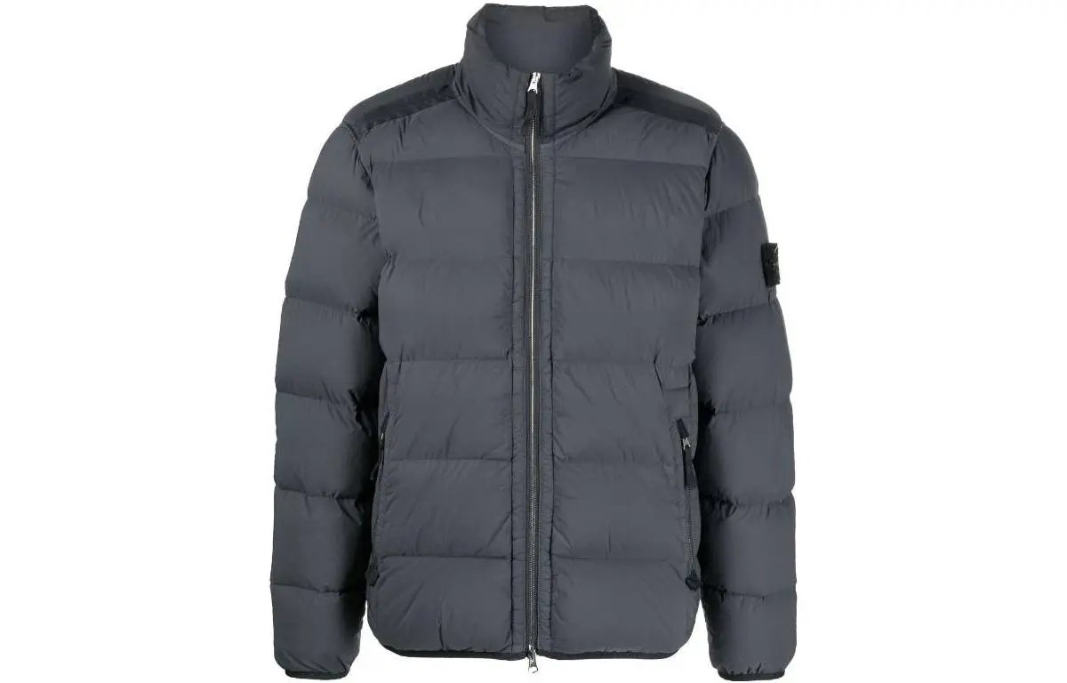 Stone Island Compass-patch padded down jacket