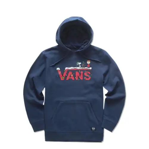 Vans Sweatshirts Men's Blue Hooded Moderate Regular