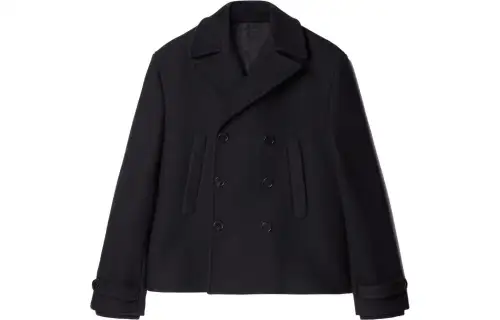 OFF-WHITE double-breasted peacoat