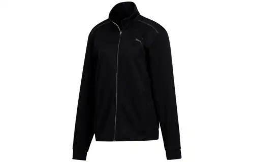 PUMA Jackets Men's Black Stand Collar Moderate Other