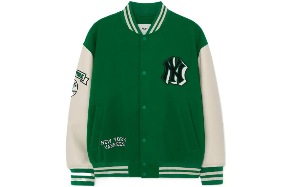 MLB Baseball Jacket Unisex Green
