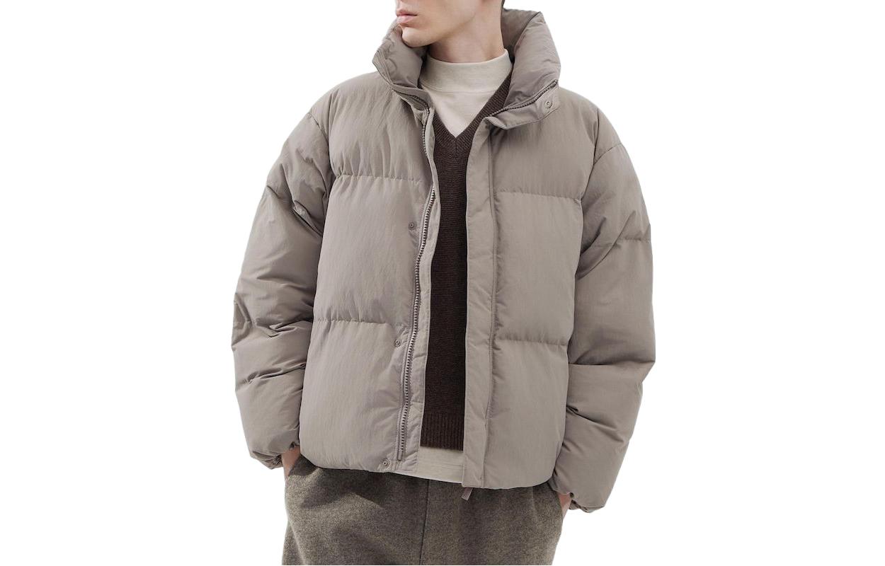 Мужская куртка-куртка UNIQLO U (бежевая)