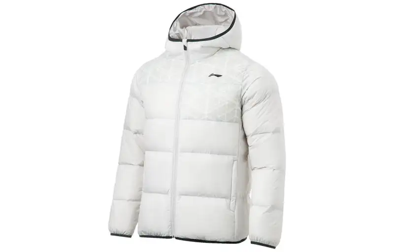 Li Ning Table Tennis Collection Down Jacket Unisex White