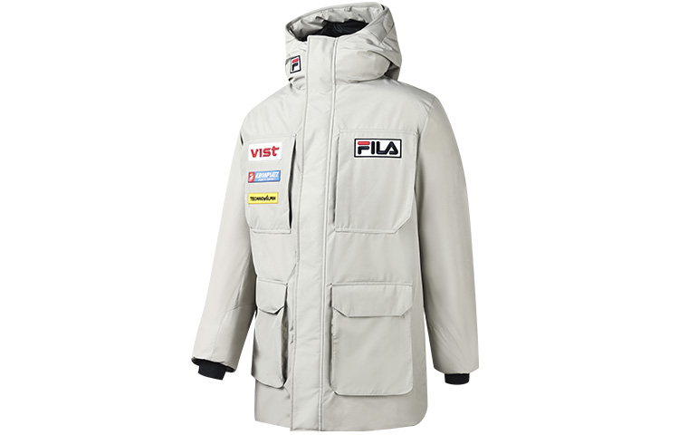 Мужской пуховик Fila Athletics (серый)