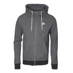 Nike AS M NSW LEGACY HOODIE FZ FT Jackets & Coats Men's Gray