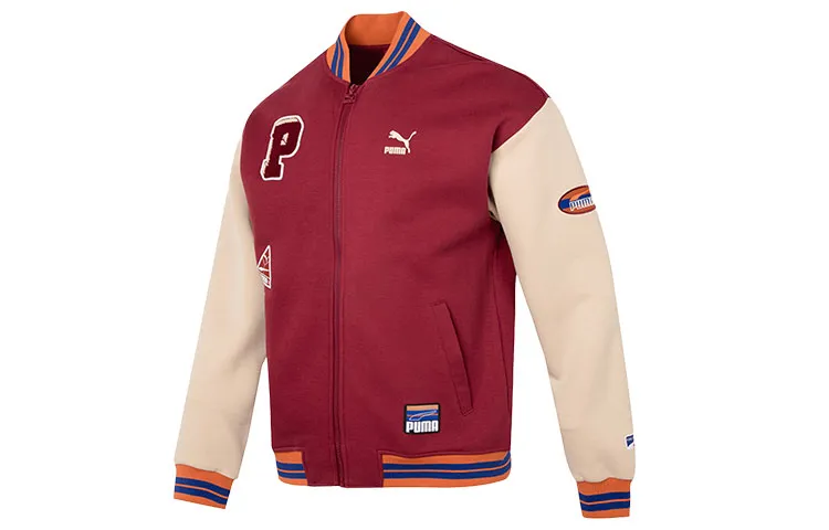 PUMA TEAM BADGE Baseball Jacket Unisex