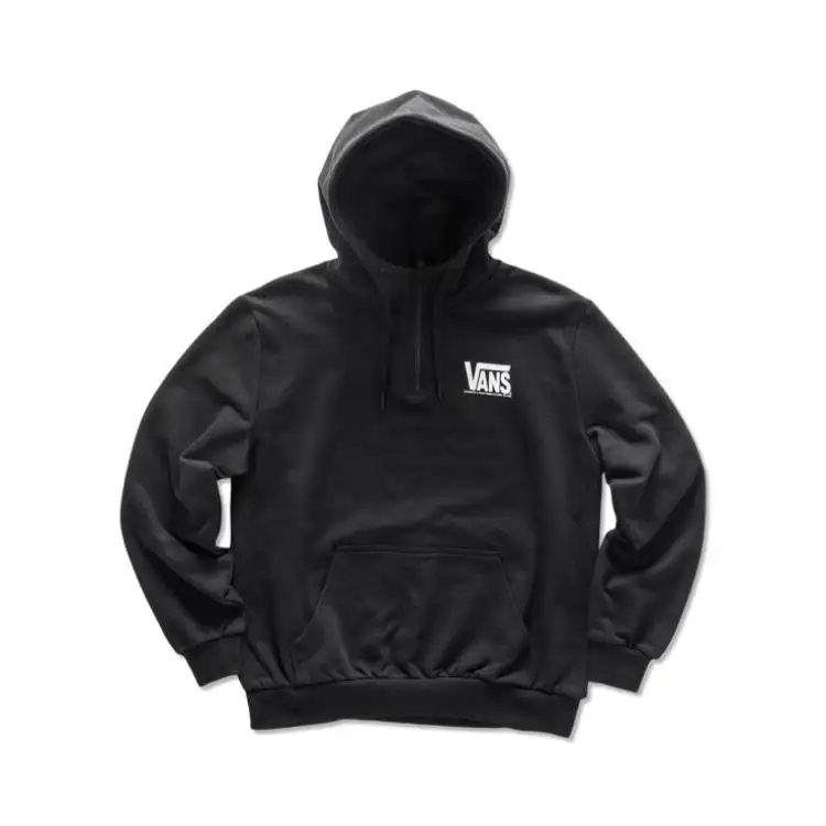 Vans Sweatshirts Unisex Black Hooded Moderate