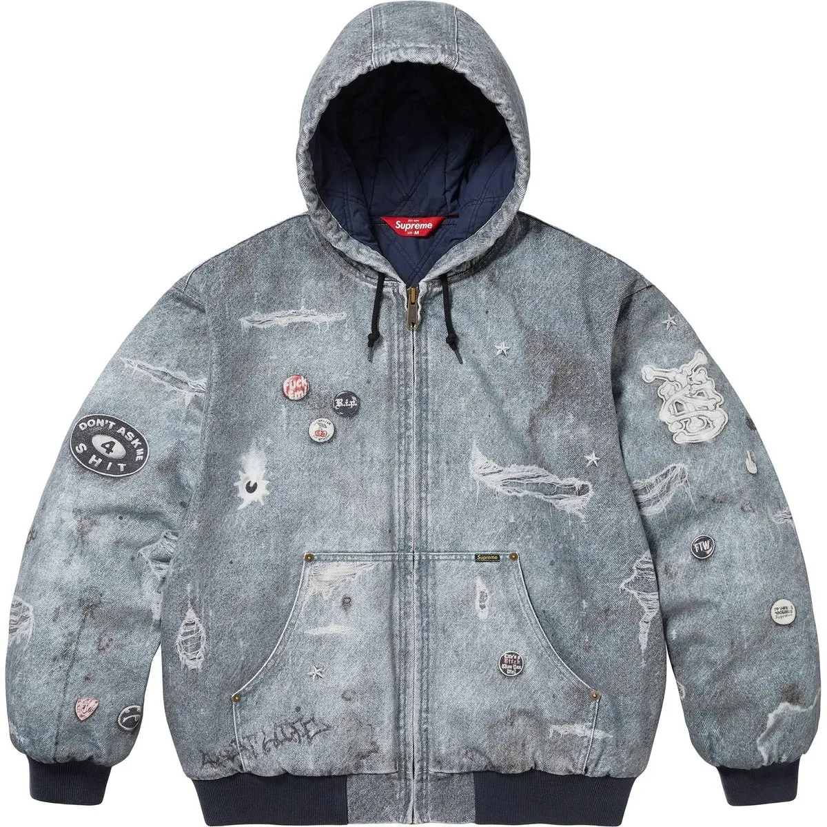 Supreme Trompe L'oeil bomber jacket
