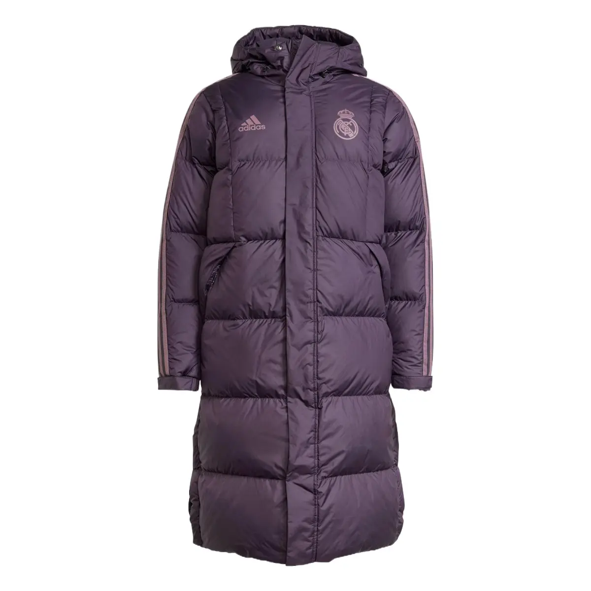 Adidas Real Madrid SEASONAL DOWN COAT Down Jacket Men's Dark Purple