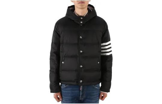 THOM BROWNE 4 Bar Padded Coat