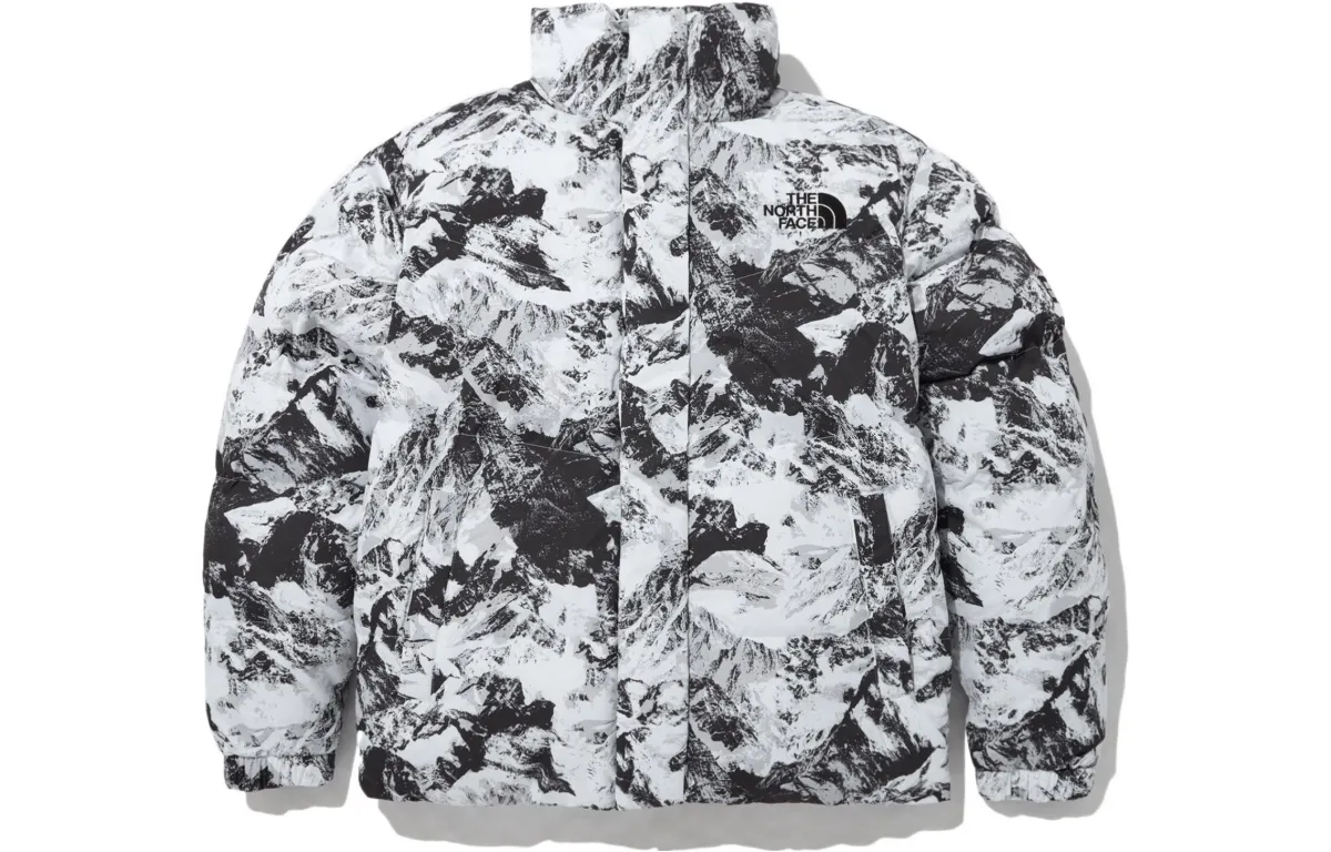 THE NORTH FACE Puffer Jacket Unisex Snow Mountain White