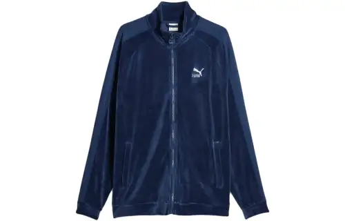 PUMA FmS Graphic Jackets Men's Persian Blue Stand Collar Moderate Other