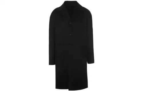 PRADA Coats Men's Black Lapel Moderate