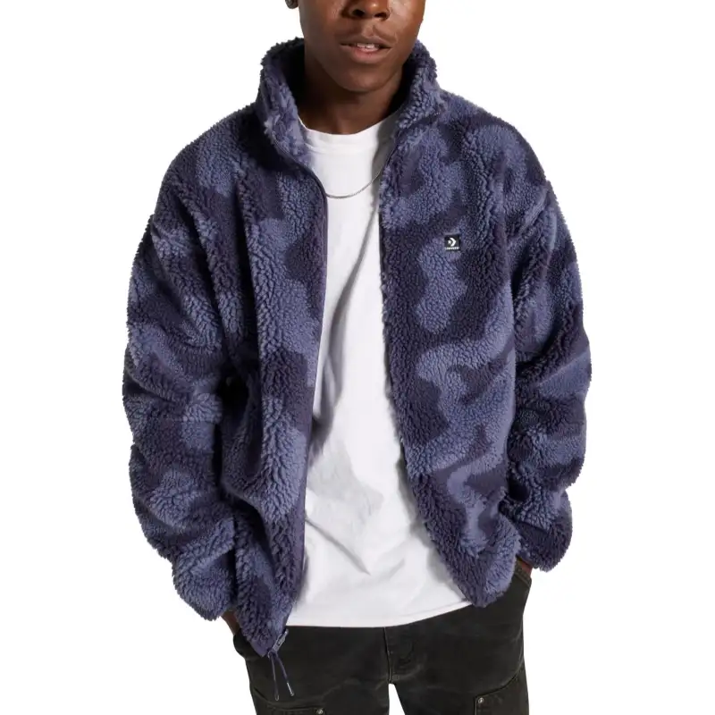 Converse Full Zip Sherpa Pullover