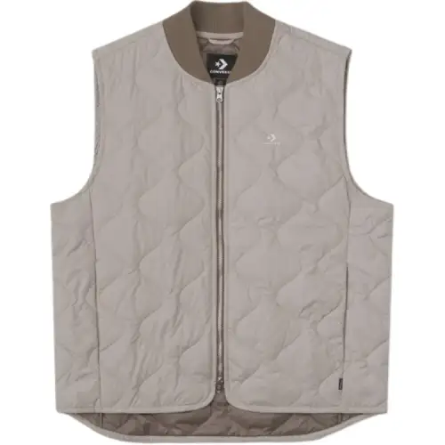 Converse Vests Men's Brown Baseball Collar Moderate Other