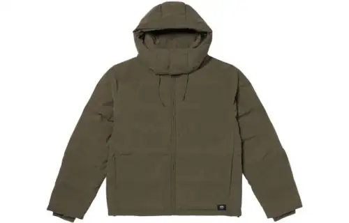 Vans Miller MTE-1 Solid Hem Micro-label Patch Quilted Hooded Jacket Men's Khaki