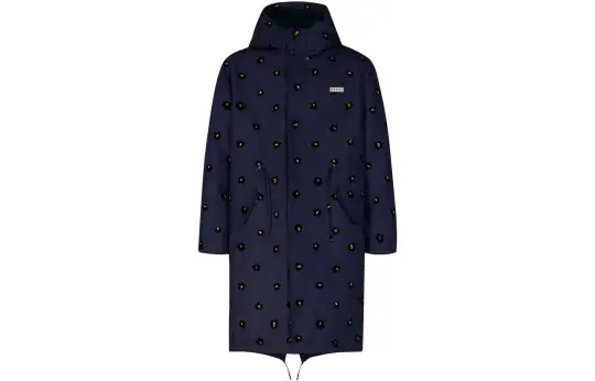MARNI Draft Flower Hooded Parka Coat
