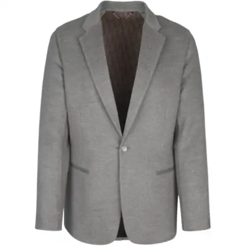 DIOR Business Suits Men's Gray Suit Collar Moderate Business Suit