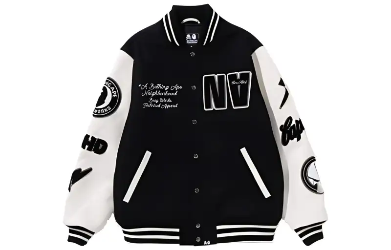 Bape X Neighborhood Varsity Jacket
