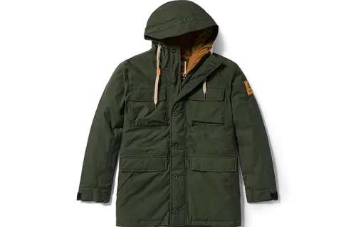 Timberland Down Jacket Men's Luggage Bag Green