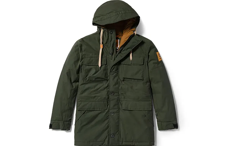 Timberland Down Jacket Men's Luggage Bag Green