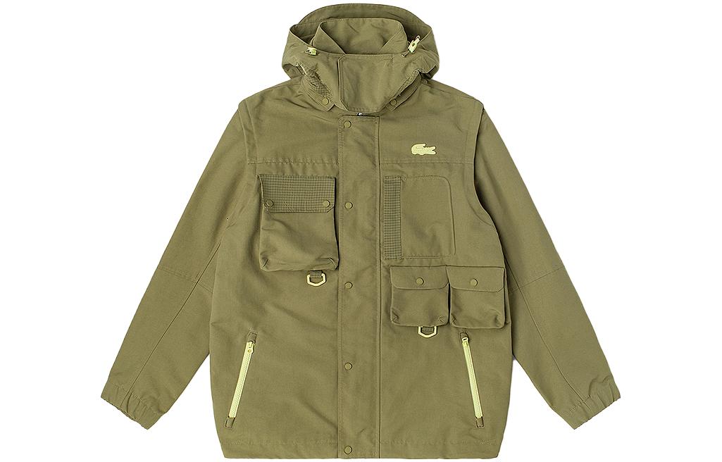 Мужская куртка LACOSTE BH9059 (зеленая)