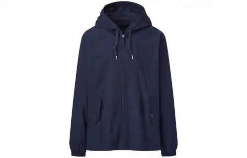 UNIQLO Jackets Unisex Navy Blue Hooded Moderate Other