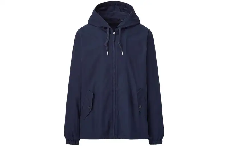 UNIQLO Jackets Unisex Navy Blue Hooded Moderate Other