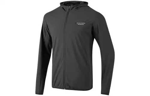 Skechers Breathable And Quick Dry Sun Protection Clothing Men's Carbon Black