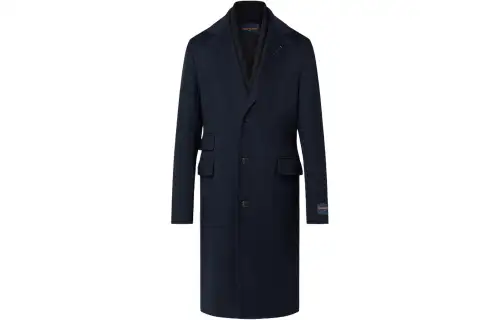 LOUIS VUITTON Coat Men's Marine Blue