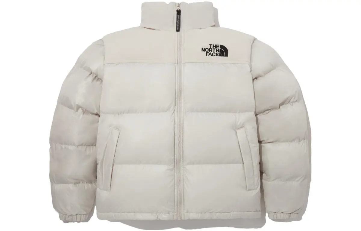 THE NORTH FACE M'S Nuptse On Ball Jacket White Sand Unisex Korea Version