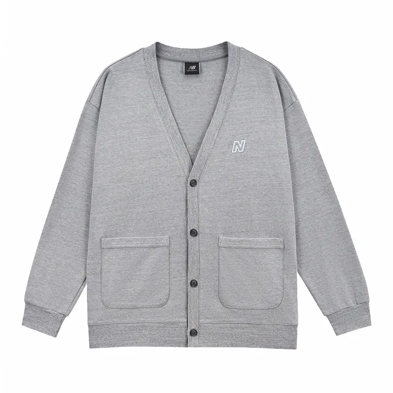 New Balance MET24 N Cardigan Jackets & Coats Unisex Sport Gray