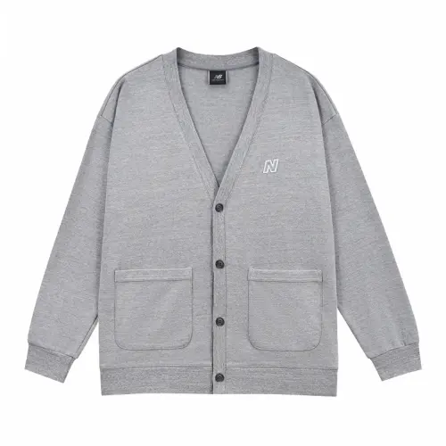 New Balance MET24 N Cardigan Jackets & Coats Unisex Sport Gray