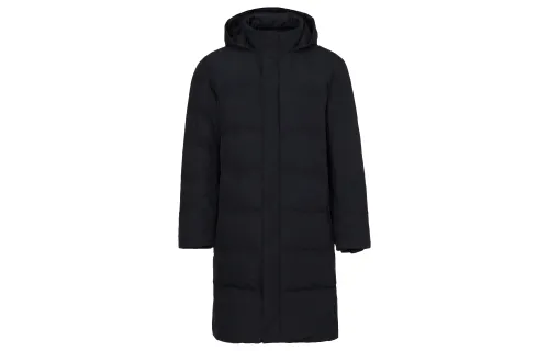 UNIQLO Down Jackets Men's Night Blue Hooded Thickened