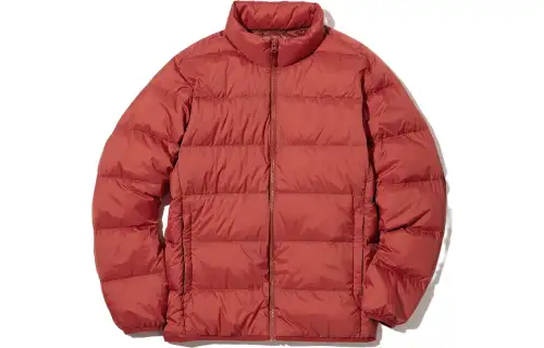 UNIQLO Down Jacket Men's Orange Brown