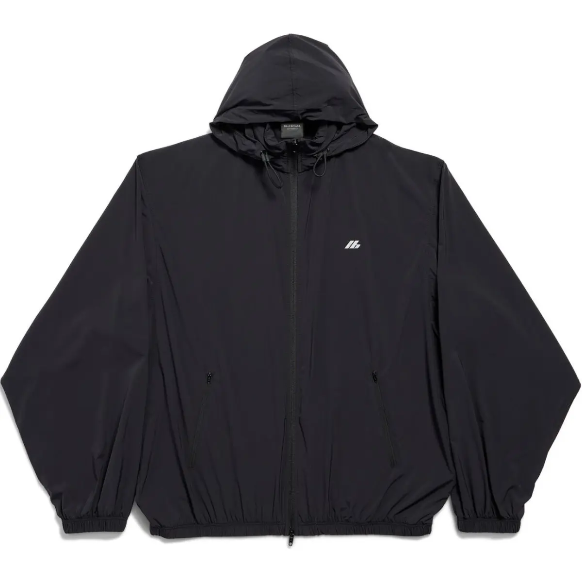 Balenciaga Activewear Logo Printed Windbreaker