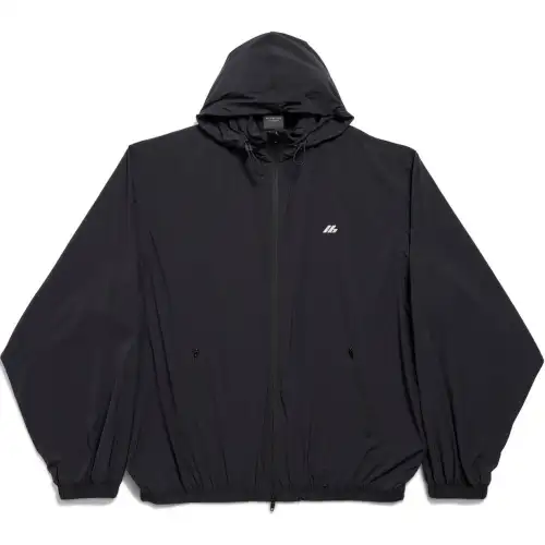 Balenciaga Activewear Logo Printed Windbreaker