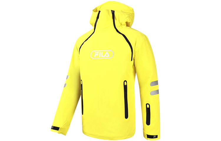 FILA Athletics Puffer Jacket Men's Lace Yellow