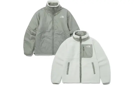 THE NORTH FACE Play Green Rvs Fleece Jacket Slate Khaki Unisex Korea Version