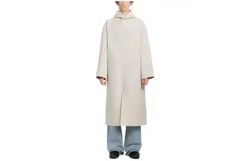 Balenciaga Hooded Trench Coat