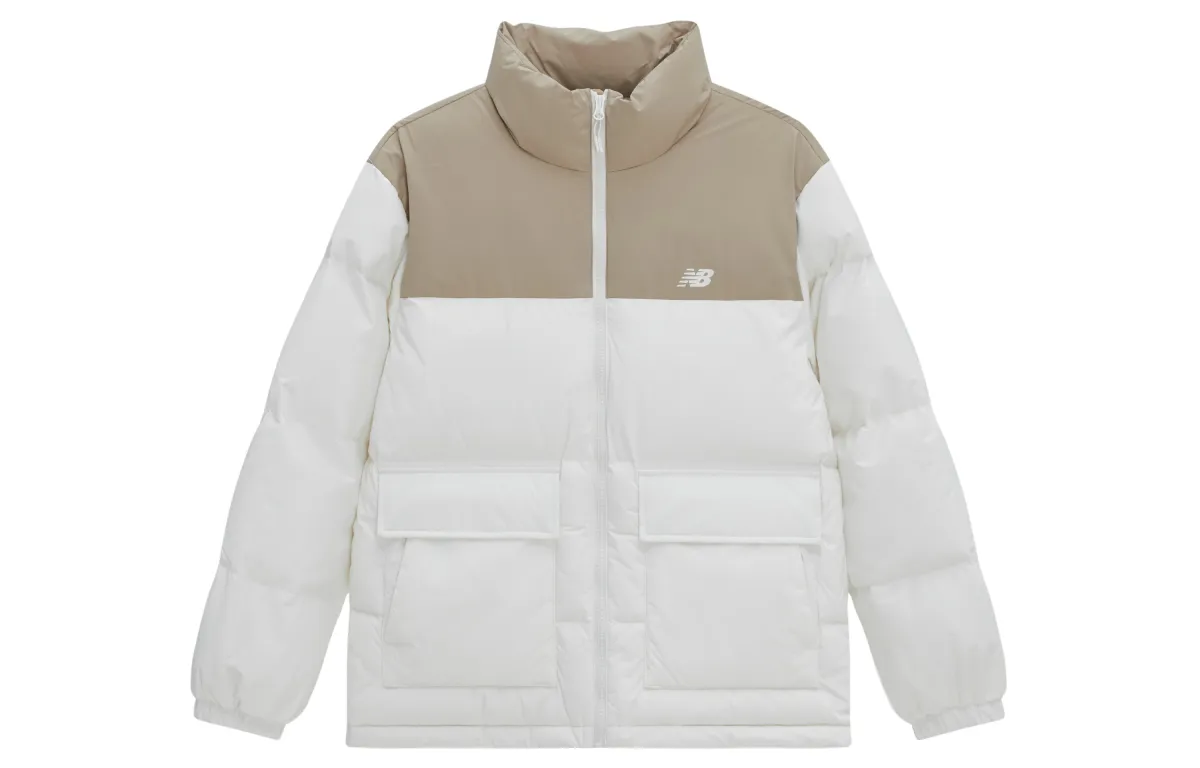 New Balance Down Jacket Unisex Khaki/White