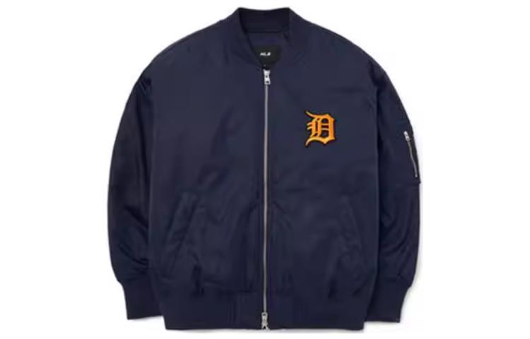 Мужская куртка MLB Detroit Tigers (темно-синяя)
