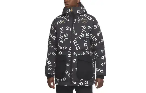 Jordan X Psg Paris Saint Germain Down Aop Parka Jacket
