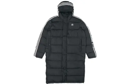 Adidas Originals LONG DOWN JACKET Down Jacket Japan Version Men's Black