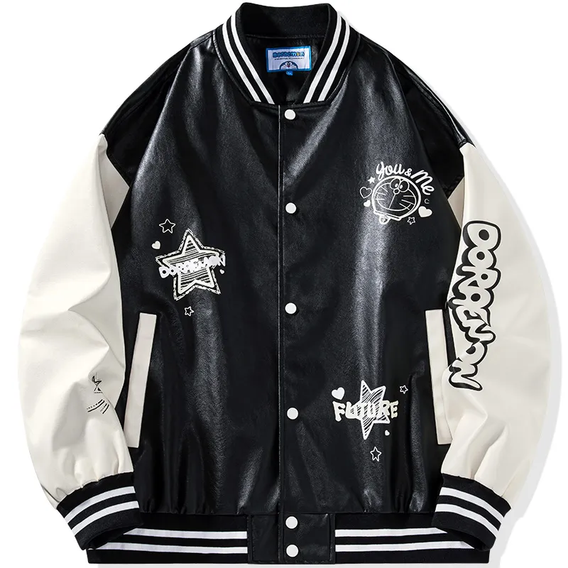 DoraemonA Fall Baseball Jacket Coat Unisex